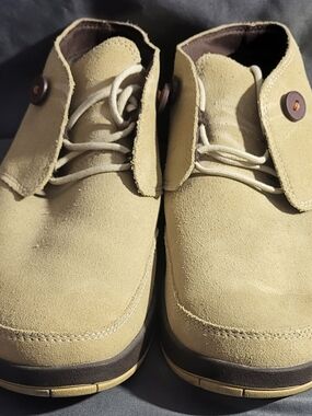 Chaco Men's Chukka Boots in Light Tan Suede